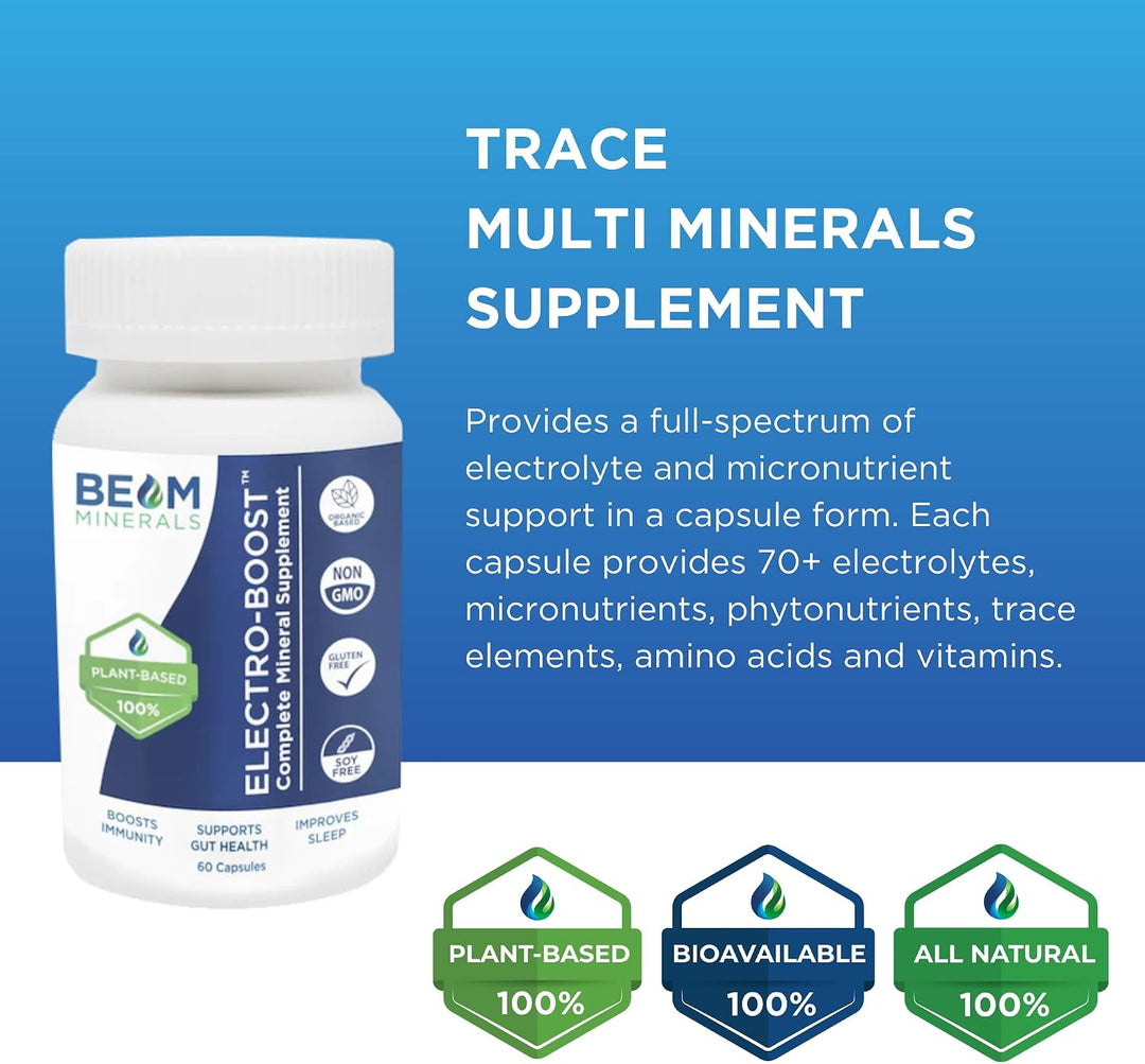 Beam Minerals Cápsulas multiminerales completas | Electrolitos y mi...