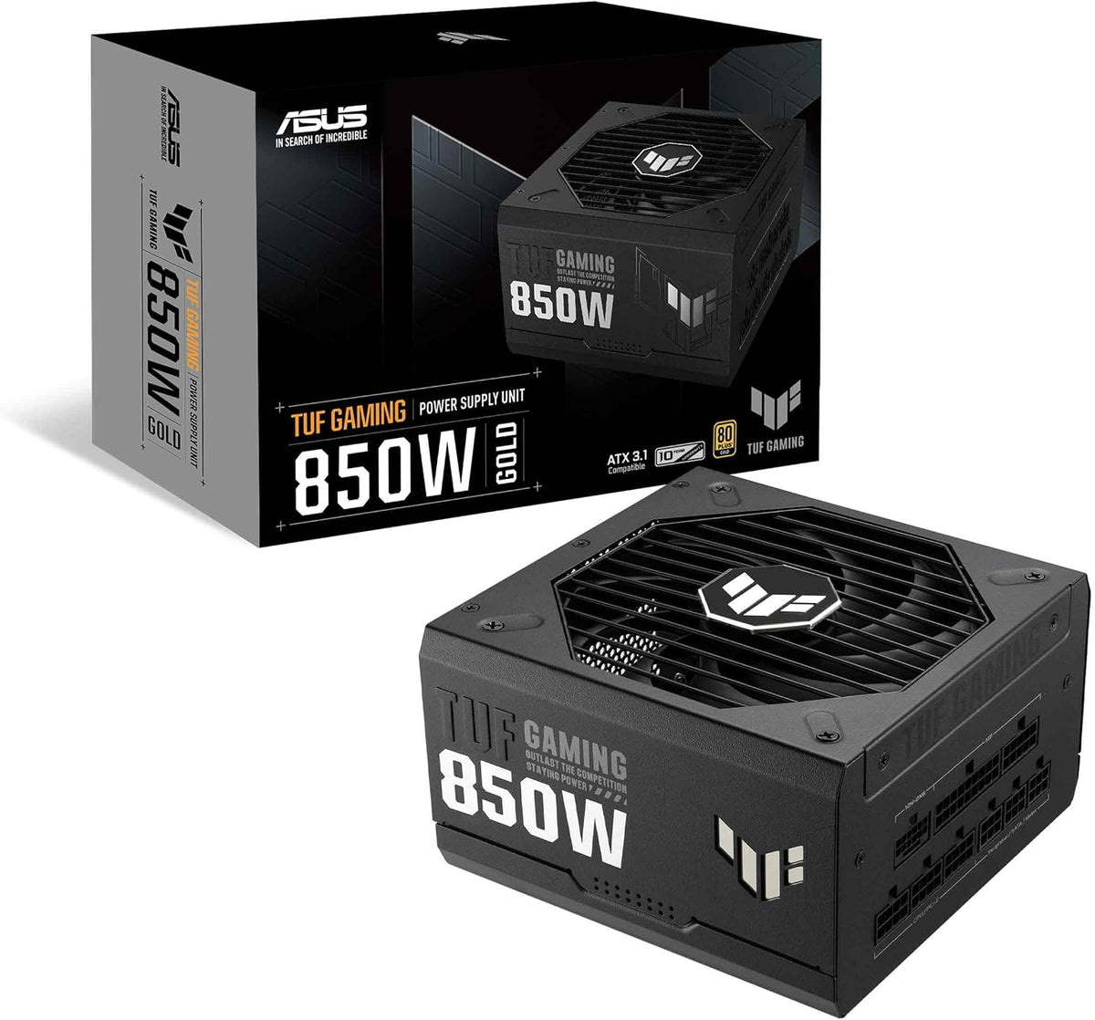 ASUS TUF Gaming 850W Oro (850 vatios, compatible con ATX 3.0, fuent...