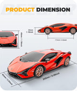 BEZGAR Autos a control remoto - Escala 1:24 Serie RC con licencia o...