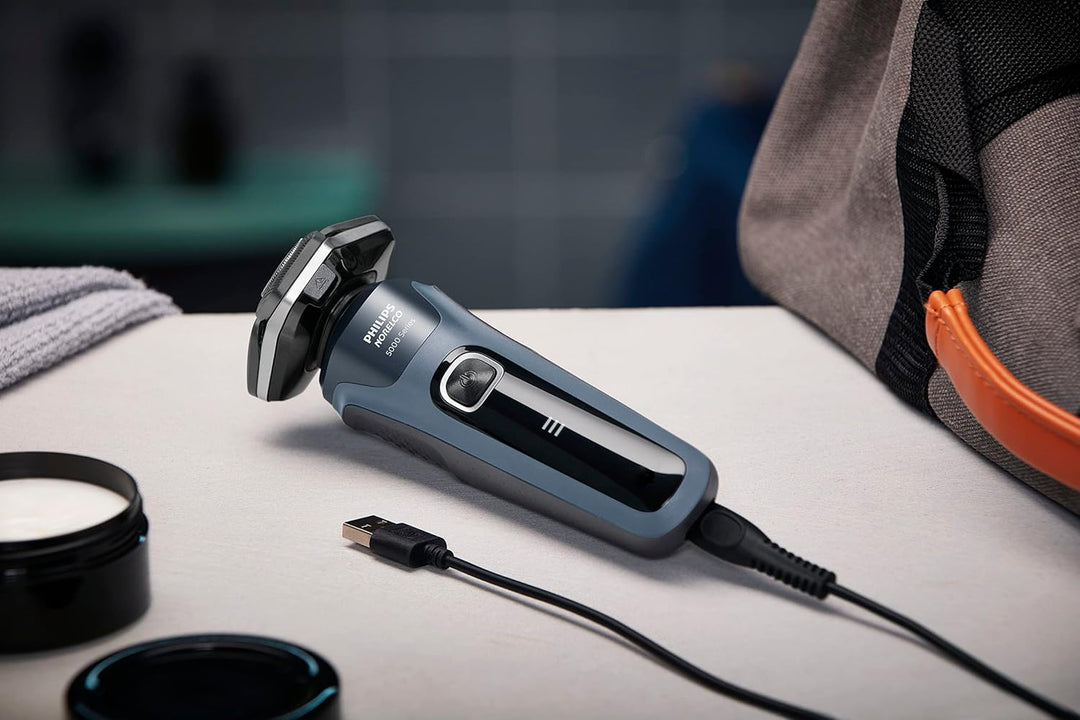 Philips Norelco Shaver 5400, afeitadora recargable en seco y húmedo...