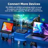 DBIT AX1500 WiFi 6 Router de Internet inalámbrico de doble banda, v...