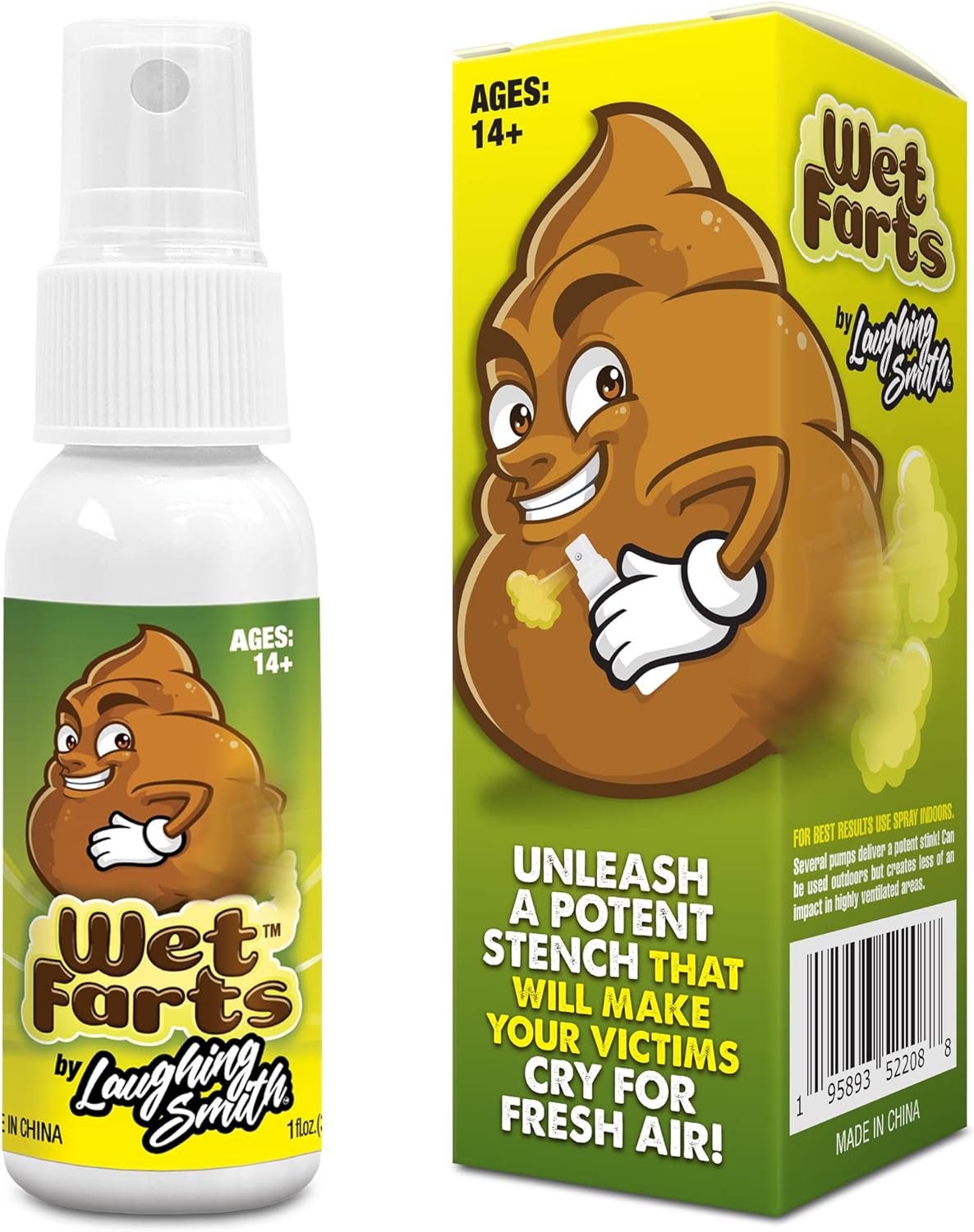 Laughing Smith - Pedos Húmedos - Spray Apestoso Potente -