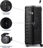 Travelpro Maxlite Air V2 Maleta de carcasa rígida expandible, Negro