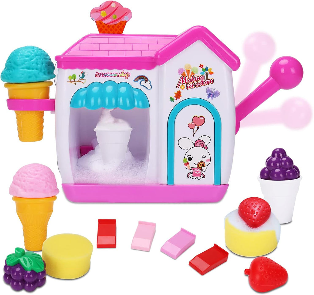 AugToy Juguetes de baño de burbujas para hacer espuma de helado para niños