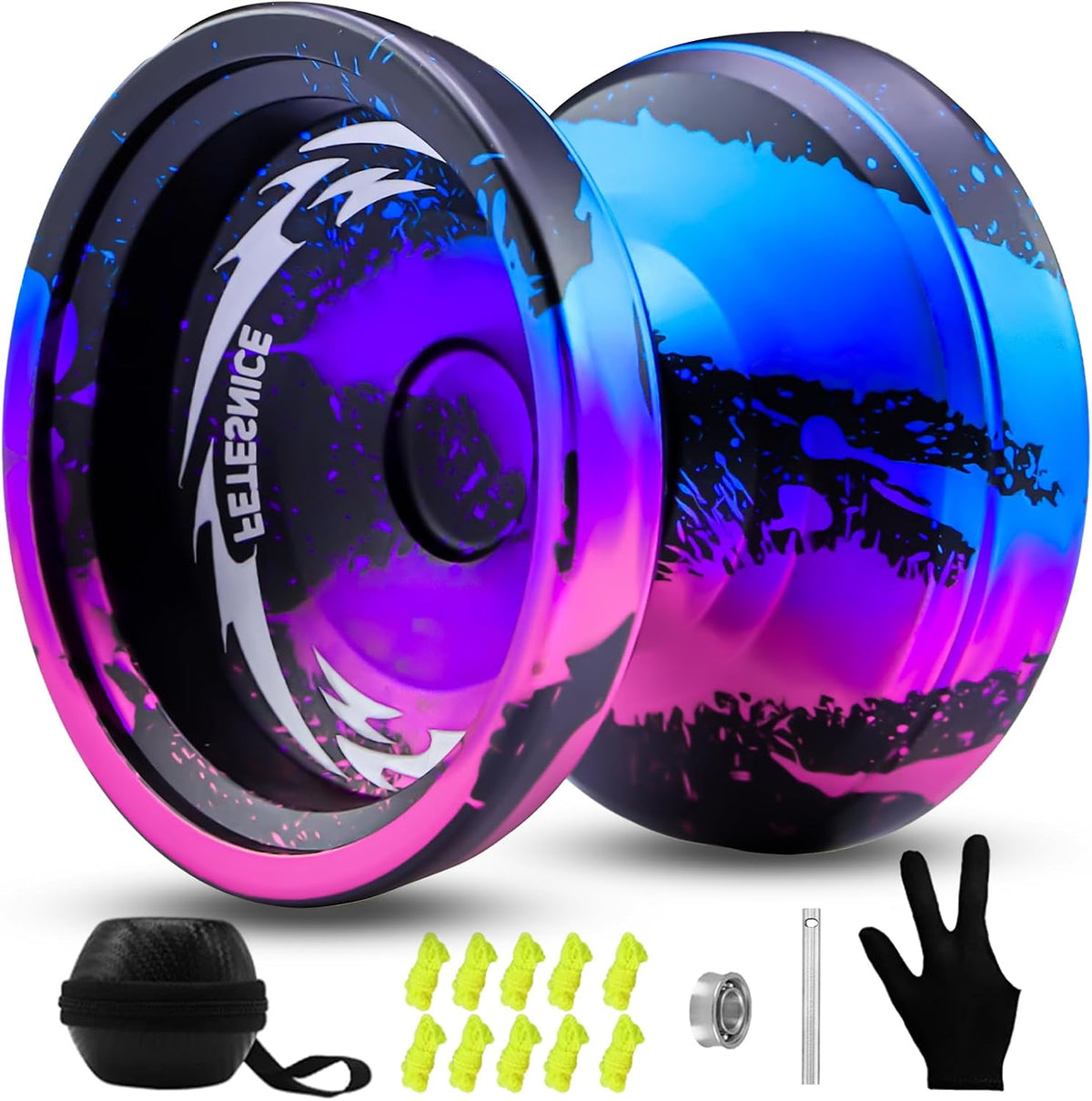 FS23 Finger Spin Yoyo - Yoyo profesional de trucos de metal para niños