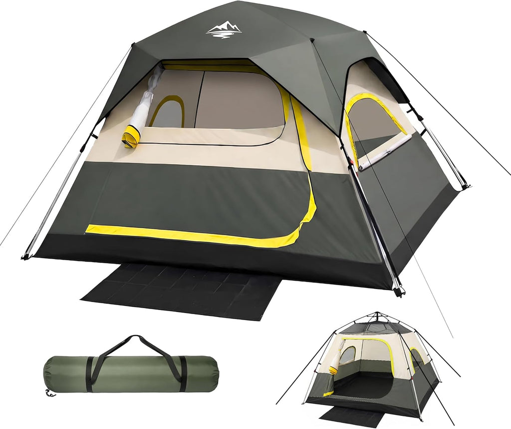 Tiendas instantáneas para 4 personas para la instalación de camping en los