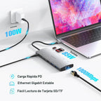 RSHTECH, RSH-T12HD, hub USB