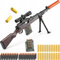 Bolt Action - Rifle de francotirador de juguete, lanzador de dardos de espuma para regalo de cumpleaños de niños, juegos de disparos, niños de caza