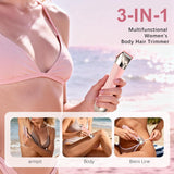 Dermave - Afeitadora y recortadora de bikini para mujer, maquinilla...