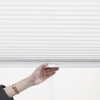 DEZ FURNISHINGS - Persiana celular sin cables de 1" de filtro de luz Signature, 20.5" de ancho x 64" de alto, Blanco