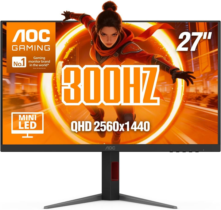 AOC Q27G4SMN Monitor para juegos Mini-LED de 27", QHD 2560×1440...