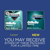 Gillette Mach3 - Recambios de maquinilla de afeitar para hombres, 4...