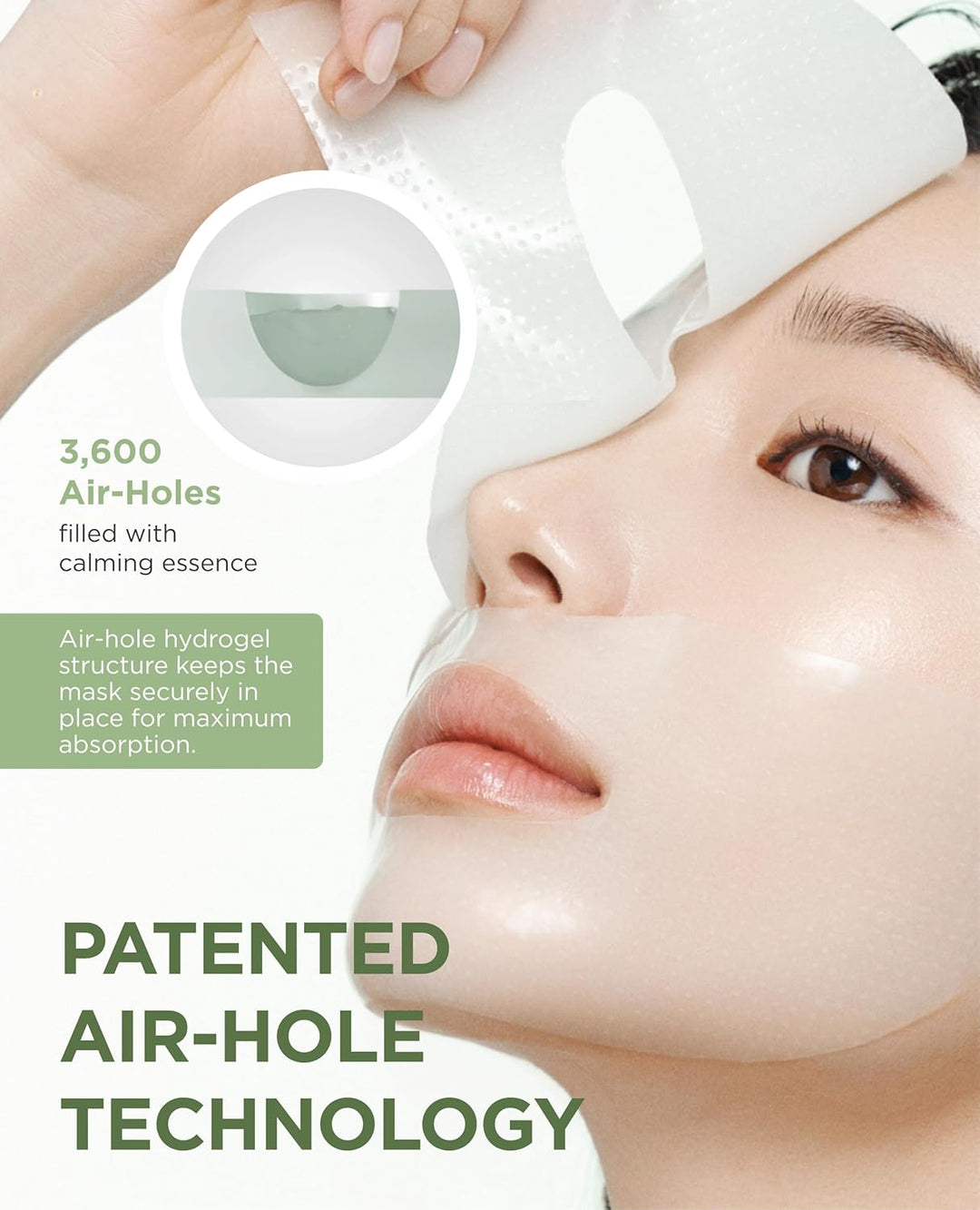 AROCELL - Máscara facial de hidrogel Cica PDRN, 4 hojas faciales co...
