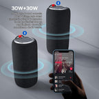 Oraolo Altavoz Bluetooth S310 mejorado, altavoz portátil de 30 W, sonido estéreo de 360° con graves intensos, emparejamiento TWS, IPX6 impermeable, Bluetooth 5.2, tiempo de reproducción de 24 horas