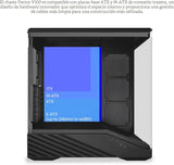 Lian Li V100 ATX - Gabinete para PC semitorre, tira LED RGB, diseño...