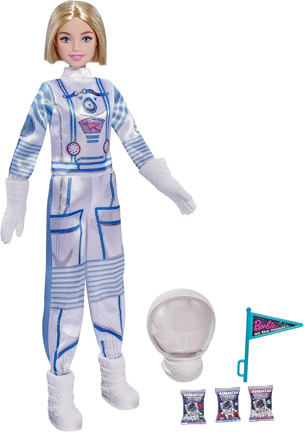 Barbie Space Discovery - Muñeca de astronauta, rubia, en traje espa...