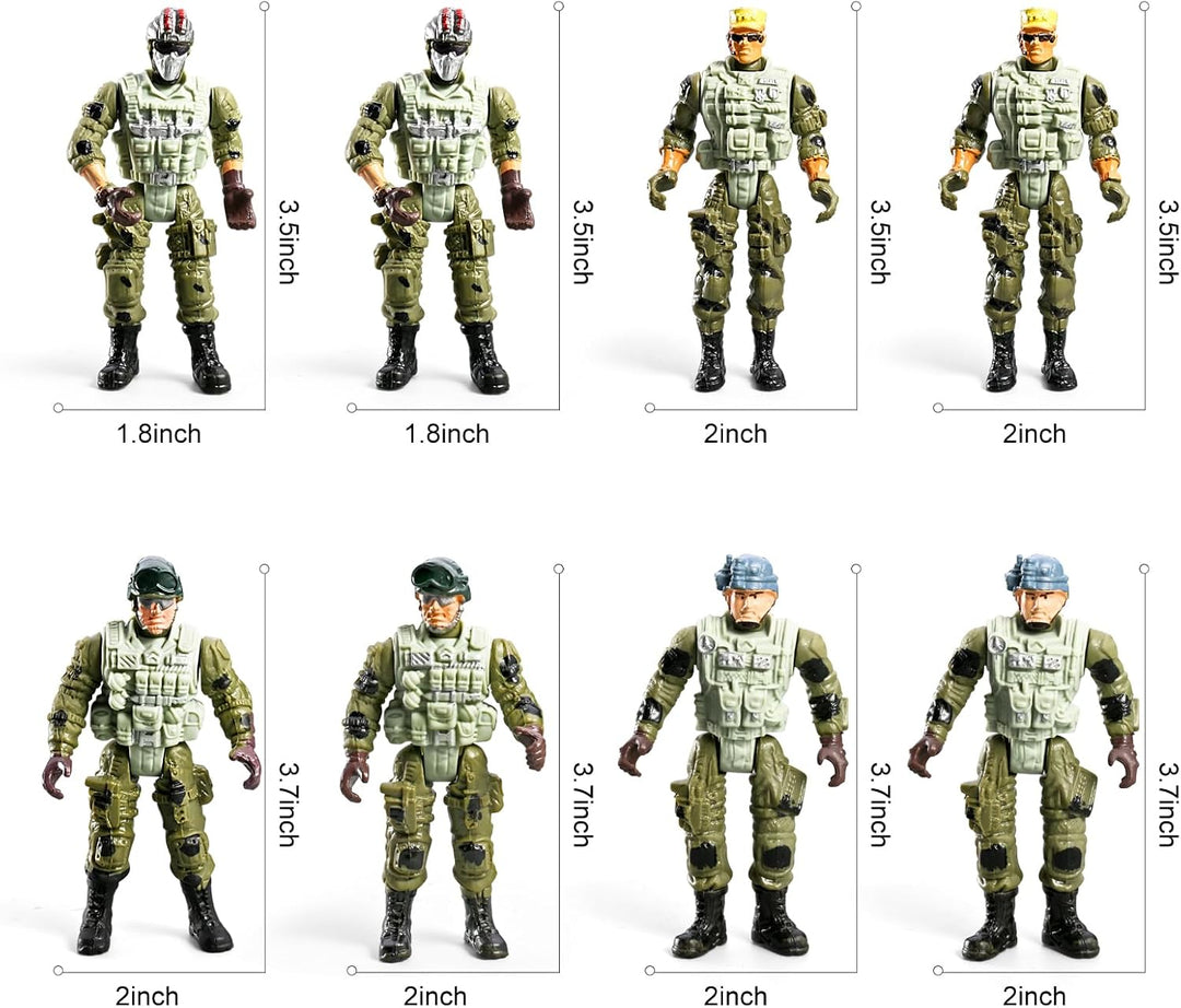 HOSPONY 58-en-1 Juguetes del Ejército para Niños de 4-7 6-8 8-12, C...