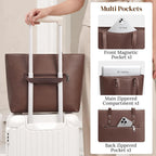 S-ZONE Bolsa de mano para mujer, bolsos de trabajo, bolsos de mano, correa