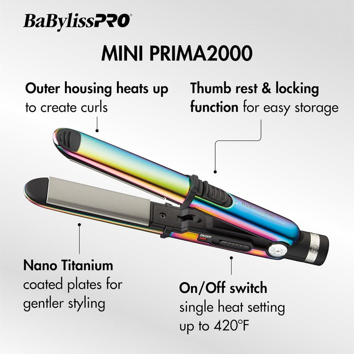 BaBylissPRO Nano Titanium Prima Ionic Hair Straightener \u2013 Prof...