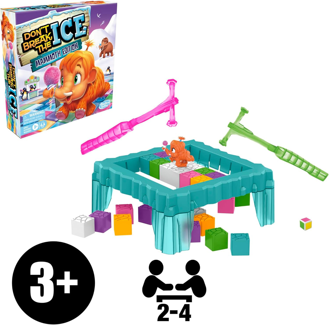 Juego de mesa No rompas el hielo edición Mamut de 3 años