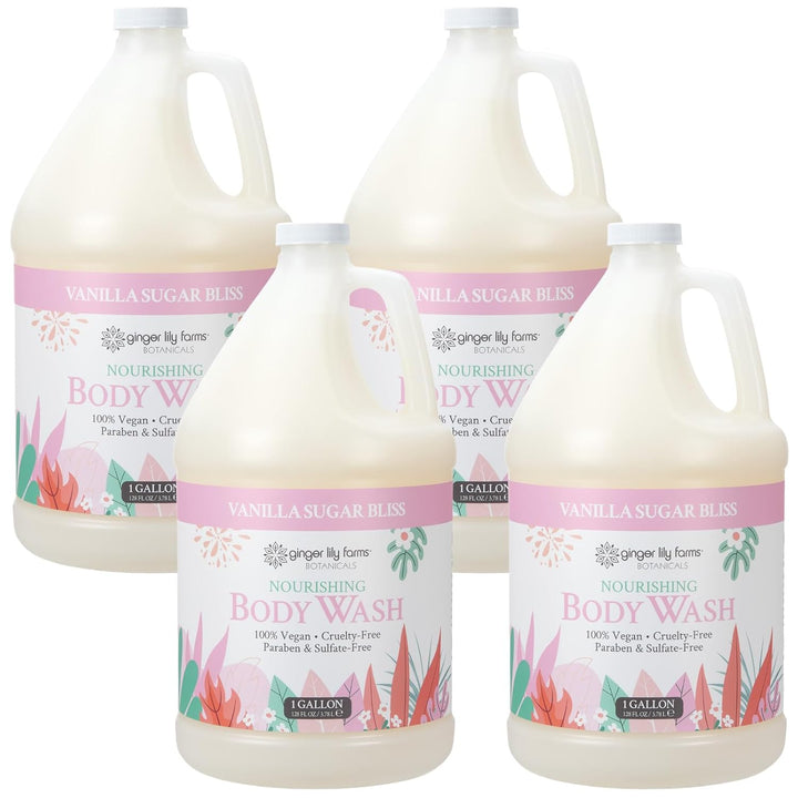 Ginger Lily Farms Botanicals - Jabón corporal nutritivo, 100% vegan...
