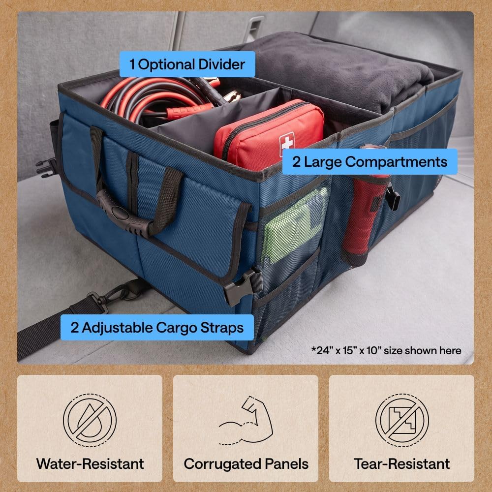 GORILLA GRIP - Organizador de maletero para SUV y automóviles