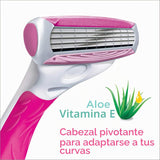 Schick Quattro para Mujeres - Maquinilla de afeitar para recambios,...