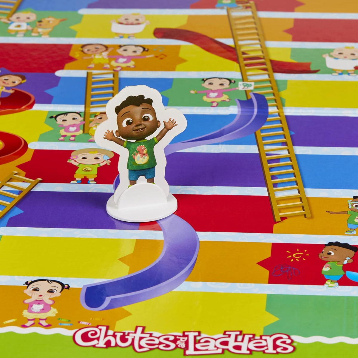 Hasbro Gaming Chutes and Ladders CoComelon Juego de mesa