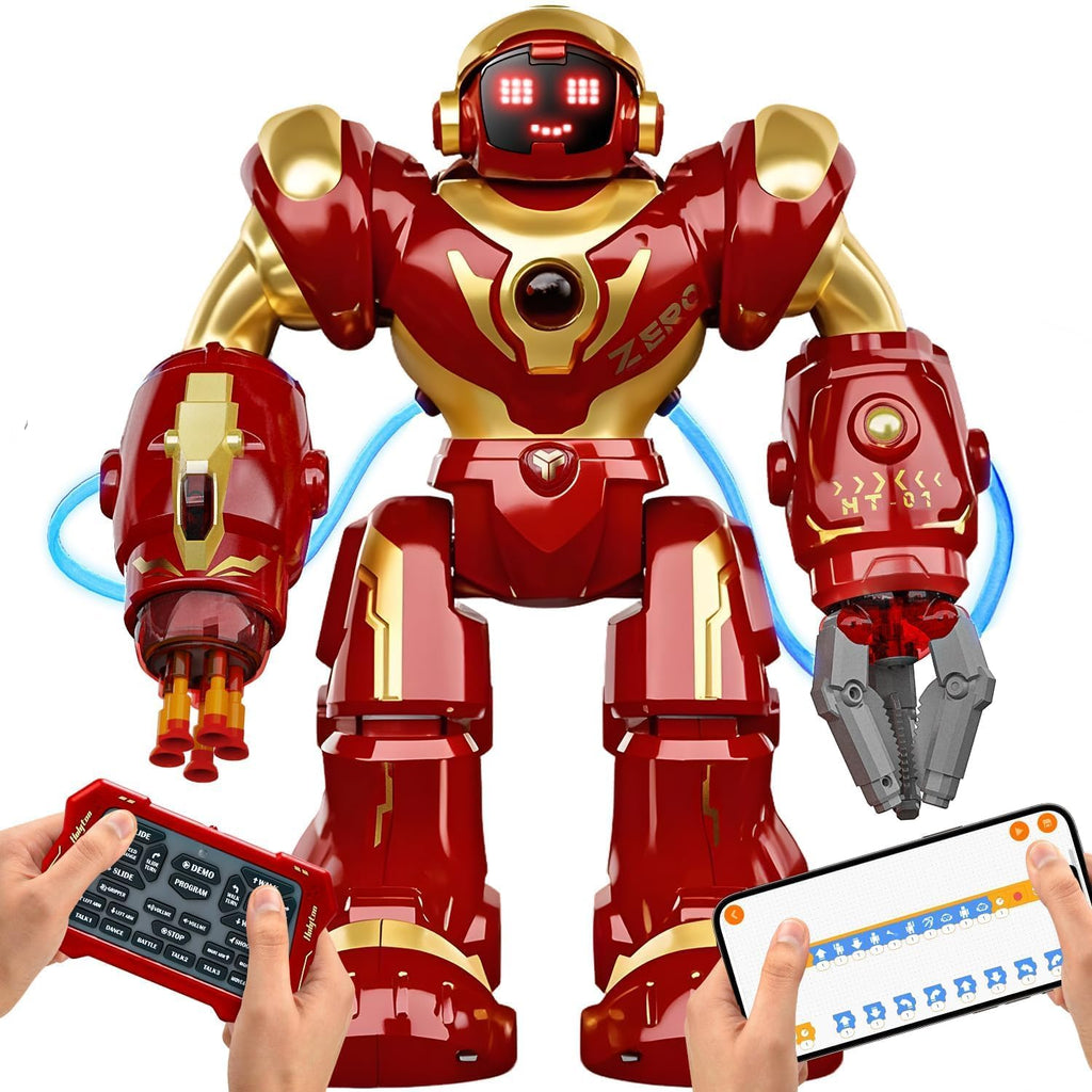 Holyton 5088 Robot inteligente para niños, robot de juguete programable con