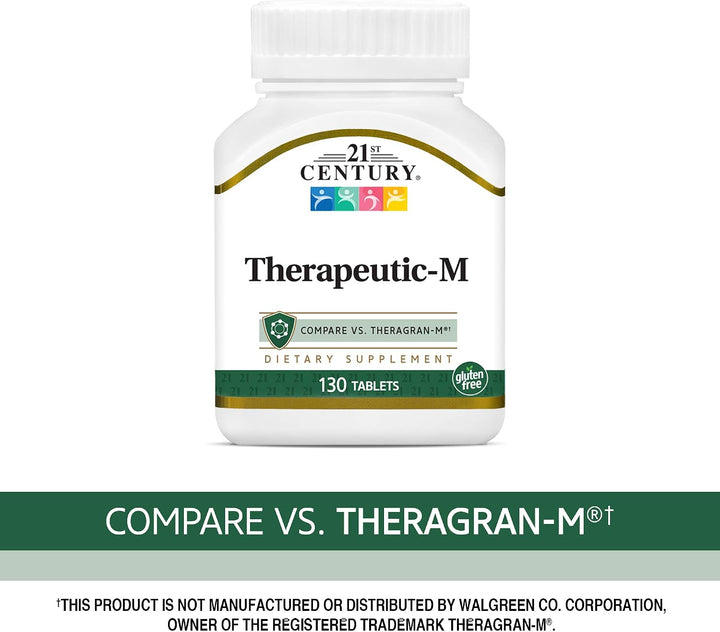 21st Century Therapeutic M Tablets 130 unidades (paquete de 2)