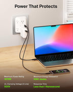 Belkin Regleta de protección contra sobretensiones de 6 tomas