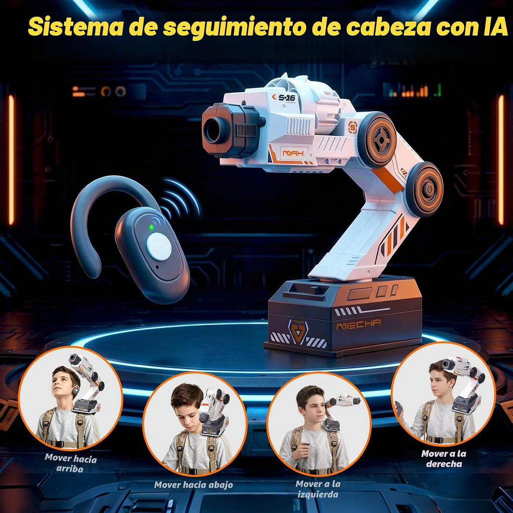 Pistola mecánica de seguimiento inteligente, control remoto, 30