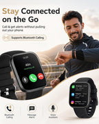 MorePro Reloj inteligente con monitor de ritmo cardíaco 24/7