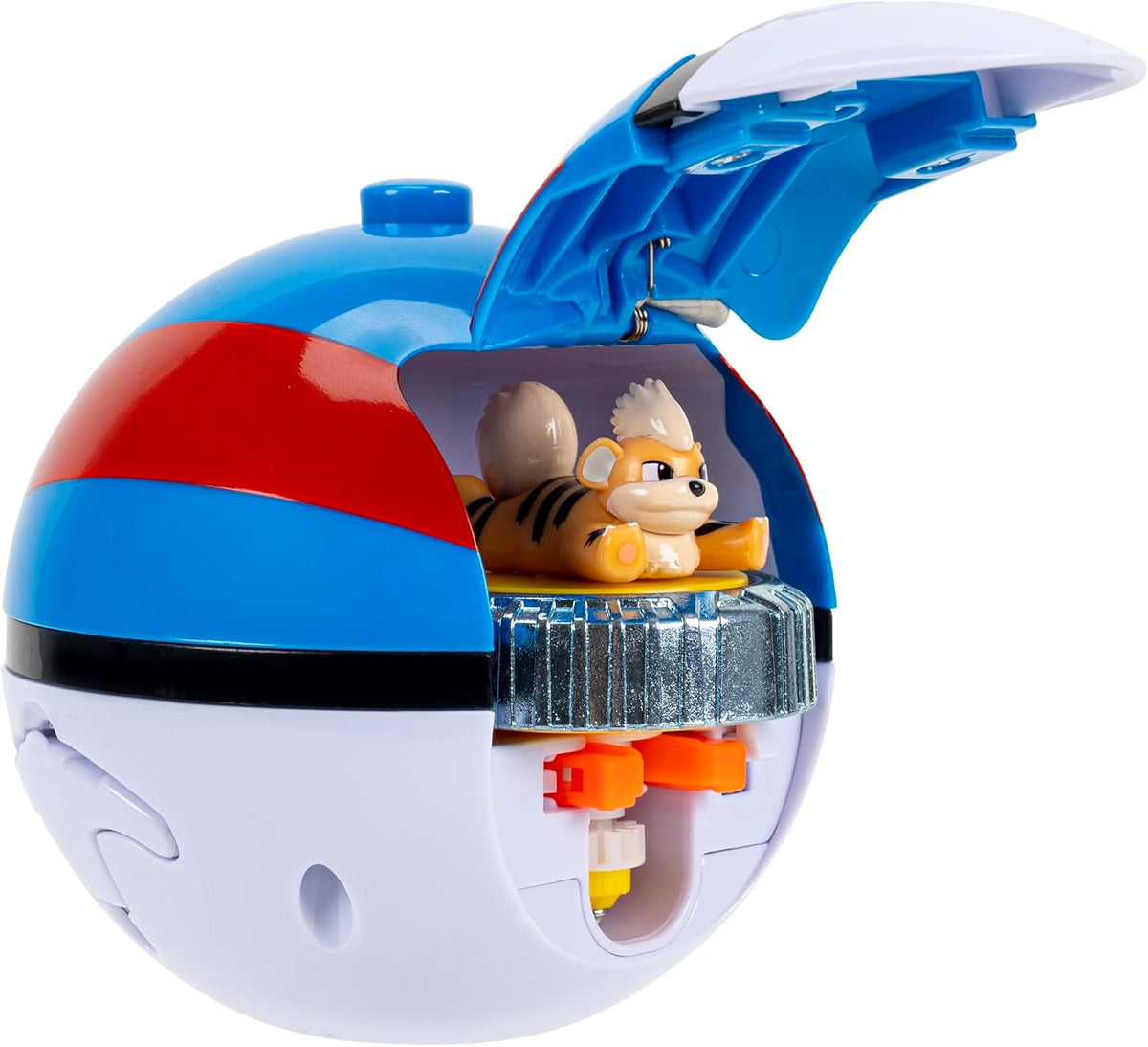 Pokémon Growlithe Battle Spinner Pack – Battle Spinner con gran lanzador de bolas