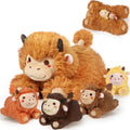 KMUYSL Highland Cow - Animal de peluche para niñas de 0 1 2 3 4 5