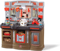 Step2 Big Builders Pro Workshop para niños, banco de herramientas para interiores y exteriores, juego interactivo con sonidos, incluye kit de accesorios de juguete de 45 piezas, hecho de plástico duradero, para niños pequeños de 3 años en adelante