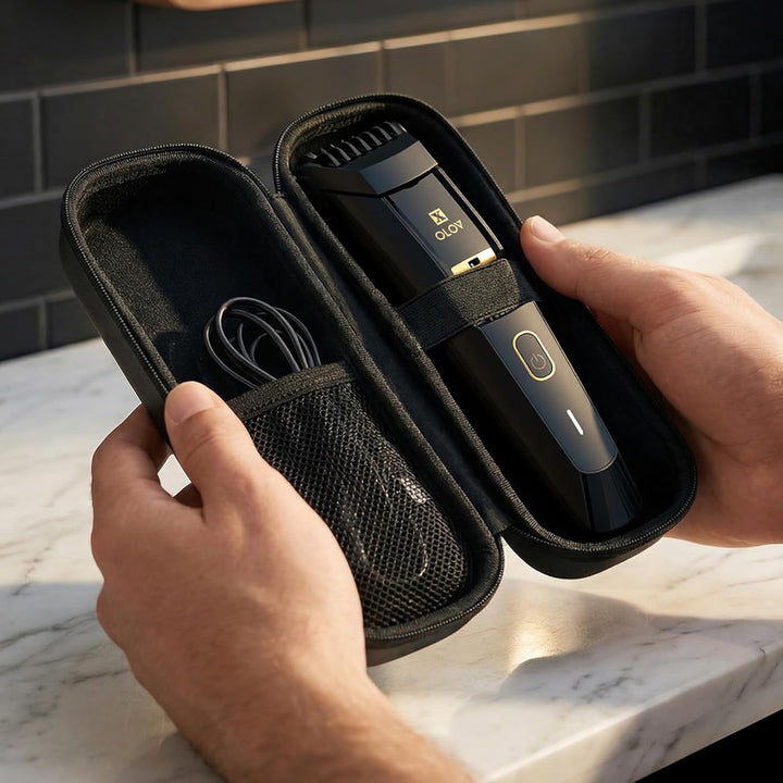 OLOV X Recortadora de barba para hombre, todo en uno, con dial de p...