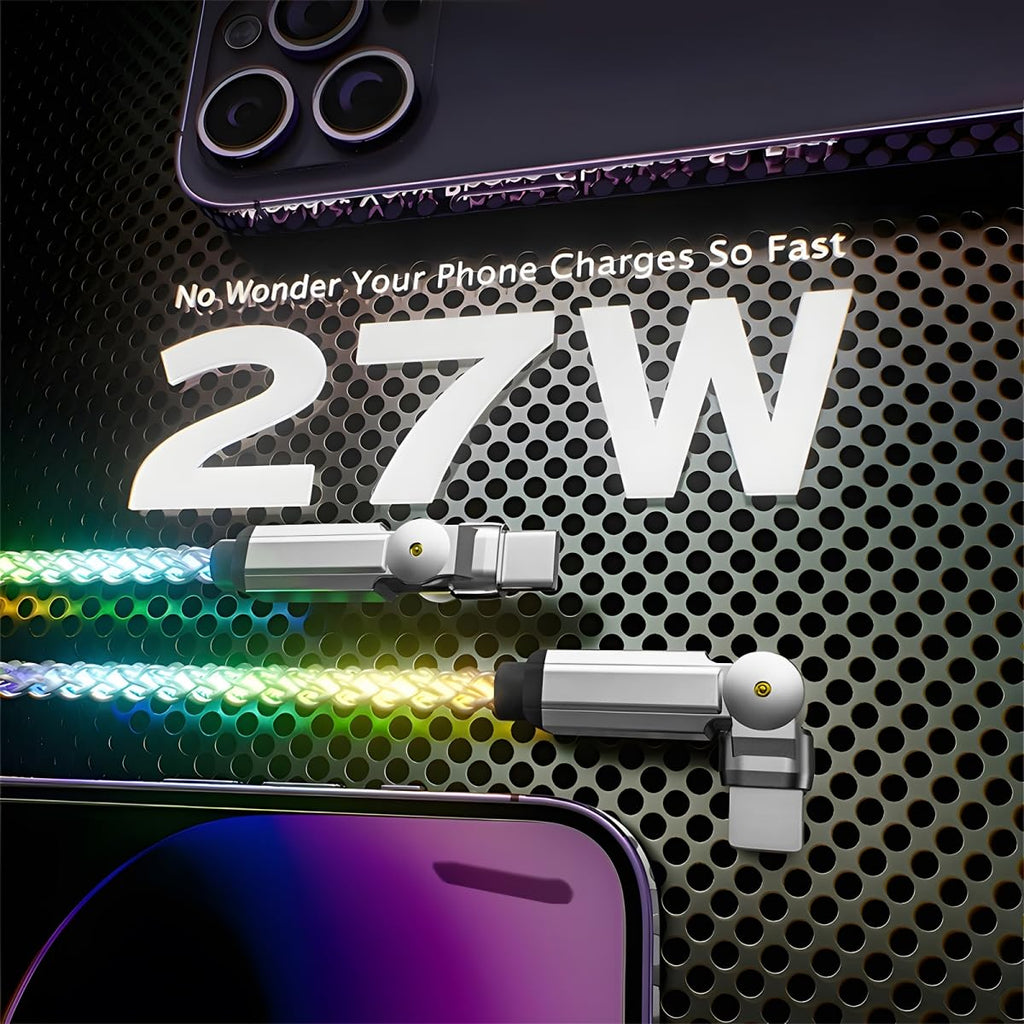 Paquete de 2 cables de iluminación USB-C, cable USB C a USB C de 6.6 pies