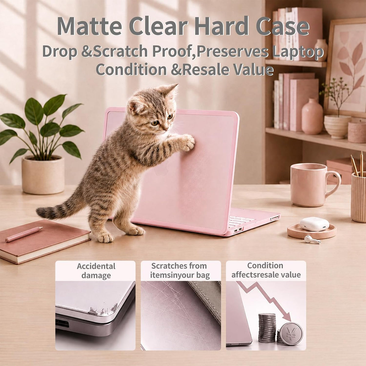 Yiodelu Juego de 3 fundas protectoras para MacBook Neo 2026 de 13 p...