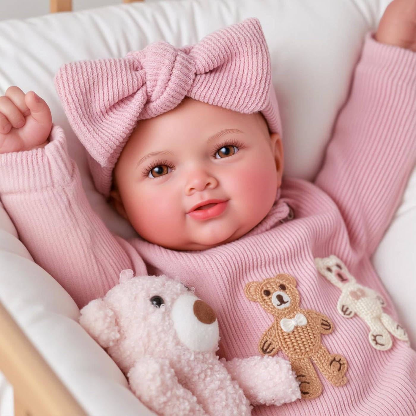 BABESIDE Muñecas de bebé reborn realistas para niñas - Benson de 20...