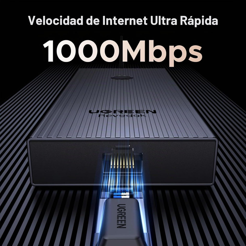 UGREEN, 75028, hub USB 3.0 de 4 puertos