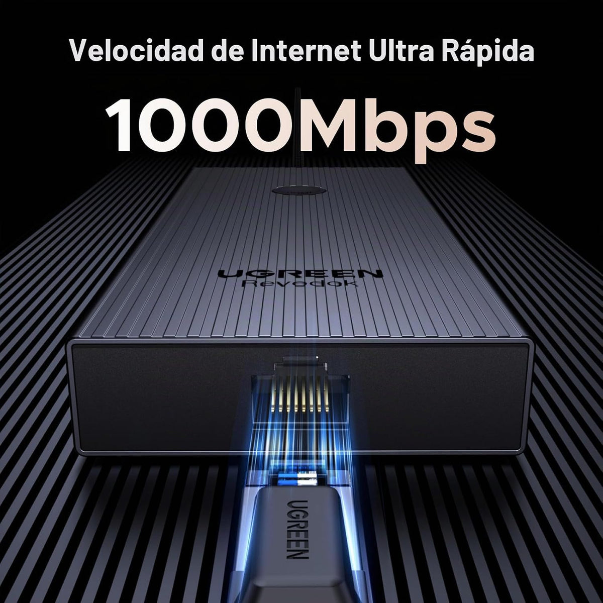 UGREEN, 75028, hub USB 3.0 de 4 puertos