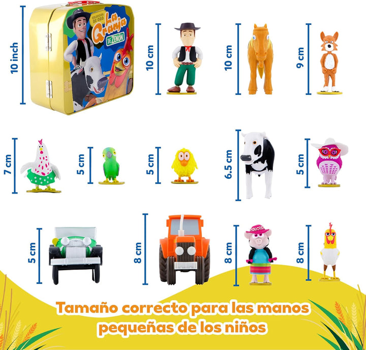LUPPA La Granja de Zenon, Set de Figuritas de Acción y Aventura par...