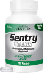 Comprimidos SENTRY Senior de 21st Century, 125 unidades (22390)