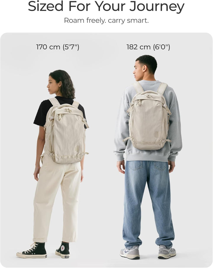 BAGSMART Mochila de viaje de mano, mochila de viaje grande de 17.3...