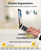 Estación de acoplamiento USB C para laptop con monitor doble, solo...