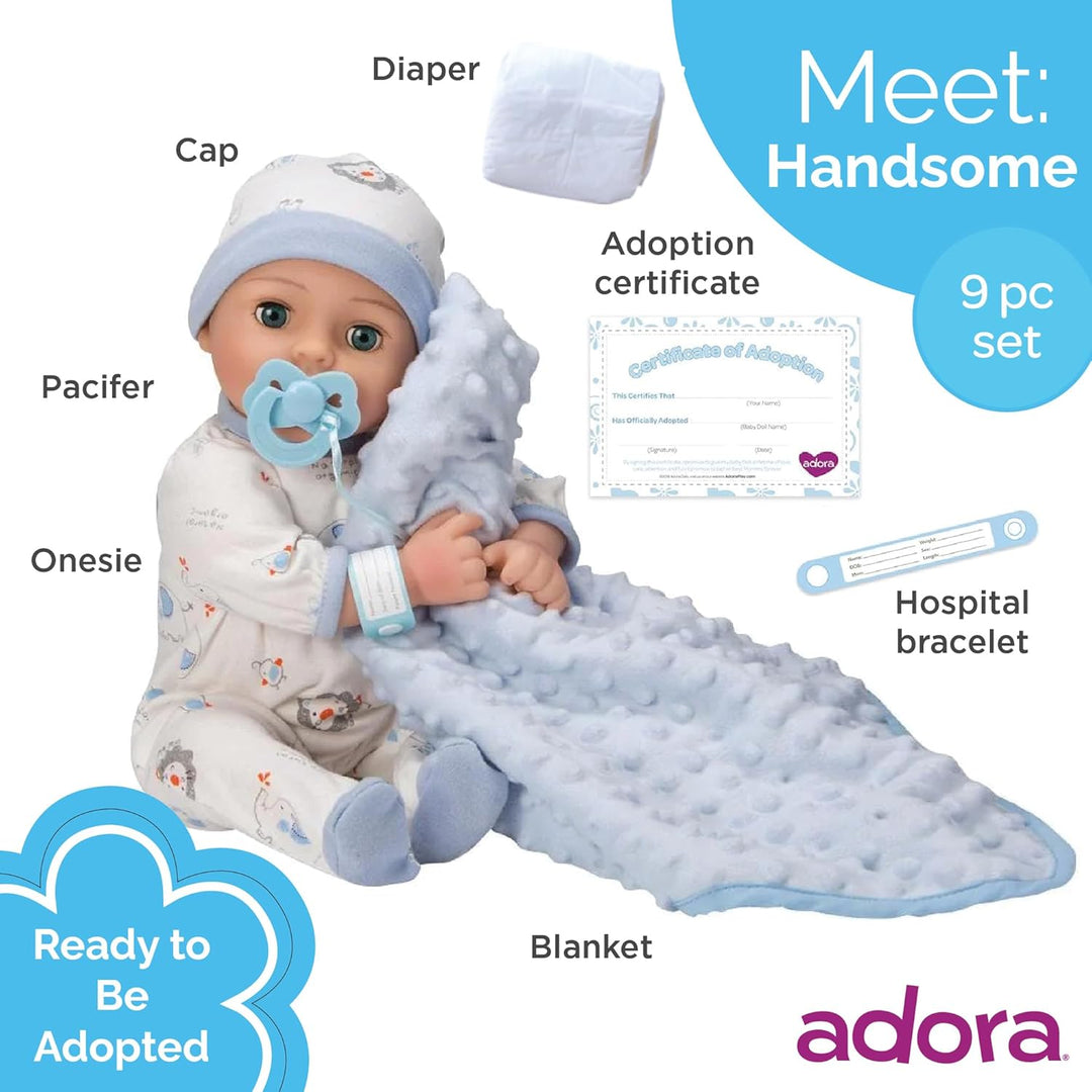 Adora Muñeca de Bebé Niño de 16 Pulgadas con Accesorios Juego de 9...