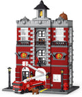 HSANHE - Juego de construcción de rescate de bomberos de la ciudad, compatible con bloques de construcción de camiones de bomberos, regalos de cumpleaños para niños y adultos (1823 piezas)