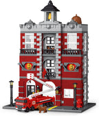 HSANHE - Juego de construcción de rescate de bomberos de la ciudad, compatible con bloques de construcción de camiones de bomberos, regalos de cumpleaños para niños y adultos (1823 piezas)