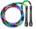 Elite Jumps - Cuerda de cuentas de 1 pulgada, 10 pies, ajustable, asas de 5"